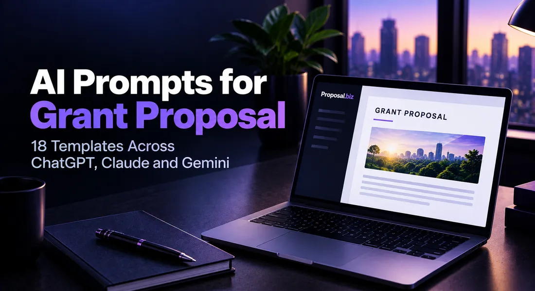 AI Prompts for Grant Proposal: 18 Templates Across ChatGPT, Claude And Gemini