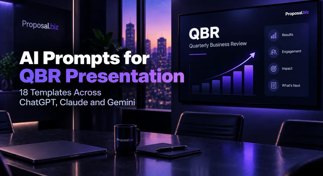 AI Prompts for QBR Presentation: 18 Templates Across ChatGPT, Claude And Gemini