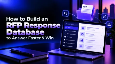 How to Build an RFP Response Database to Answer Faster & Win