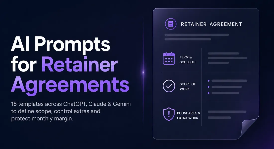 AI prompts for retainer agreement