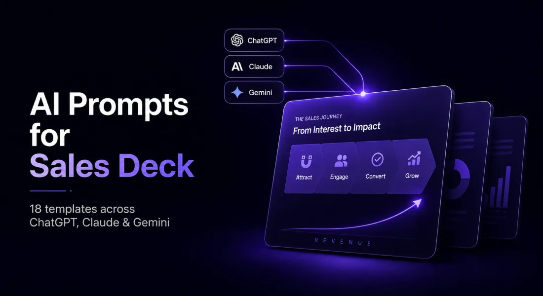 AI prompts for Sales Deck: 18 Templates Across ChatGPT, Claude And Gemini