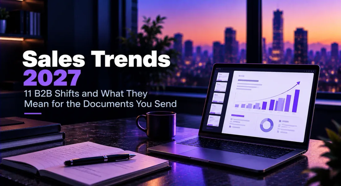 Sales Trends 2027: 11 B2B Shifts and What They Mean for the Documents You Send
