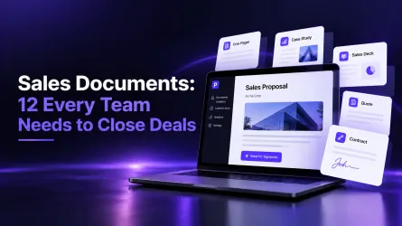 12 Sales Documents: Every Team Needs to Close Deals