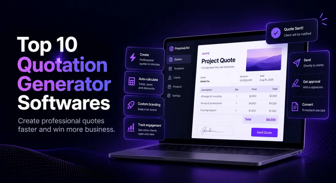 Top 10 Online Quotation Generators (Streamline Your Sales Process)