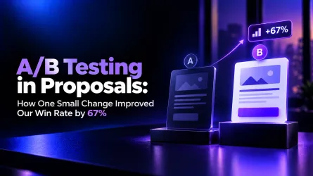 A/B Testing in Proposals: How One Small Change Improved Our Win Rate by 67%