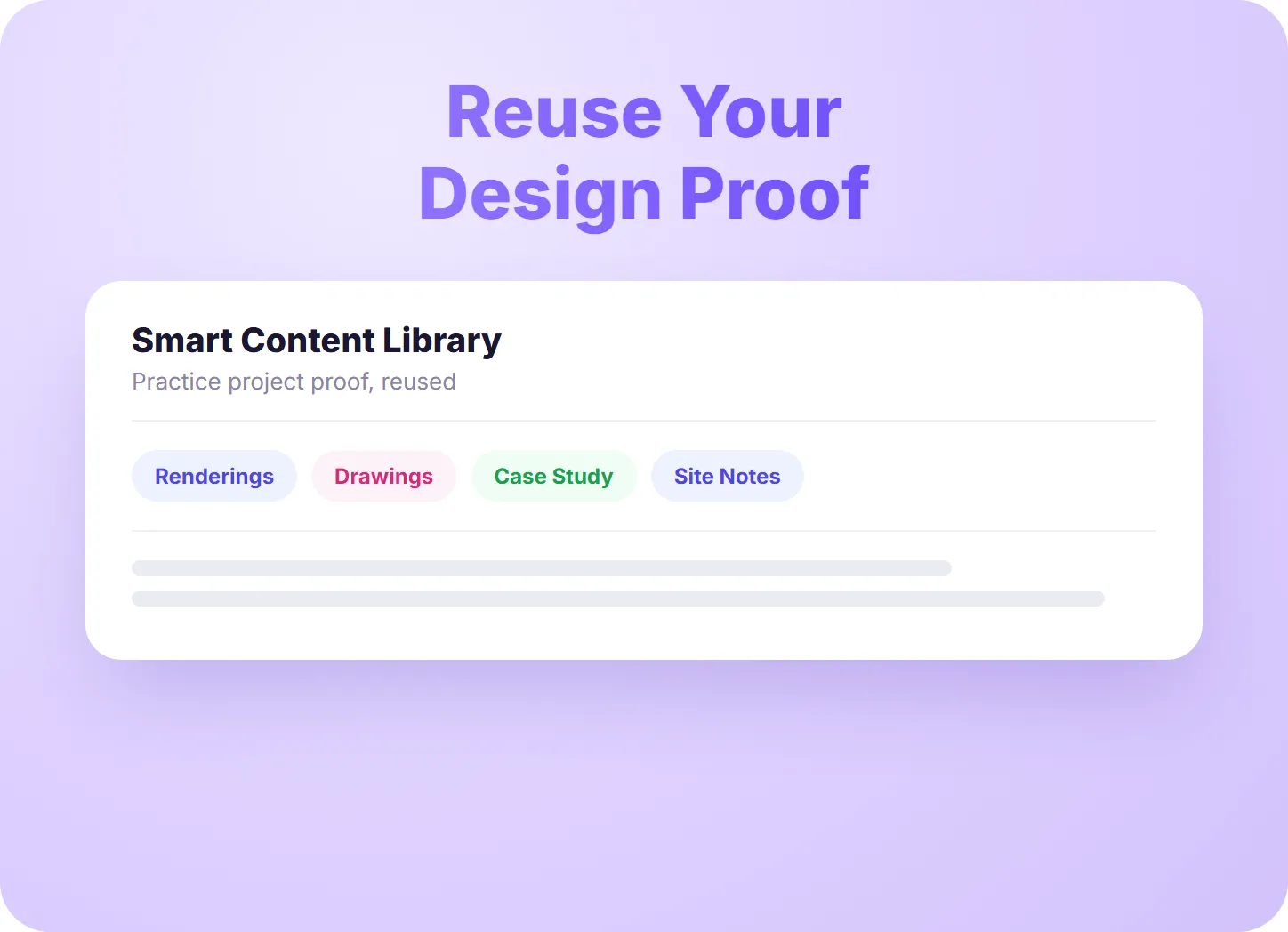 Show Design Proof Without Rewriting It