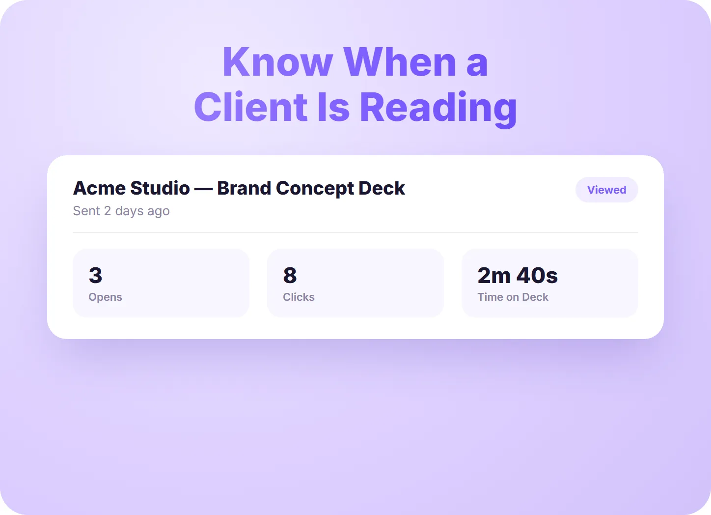 Track Client Interest After Sending