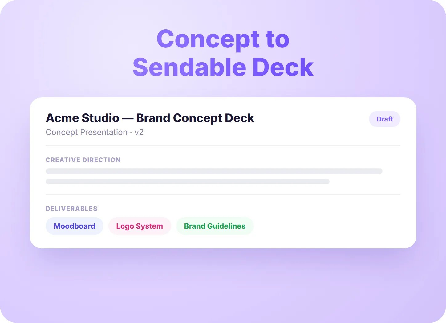 Turn Creative Thinking Into Sendable Documents