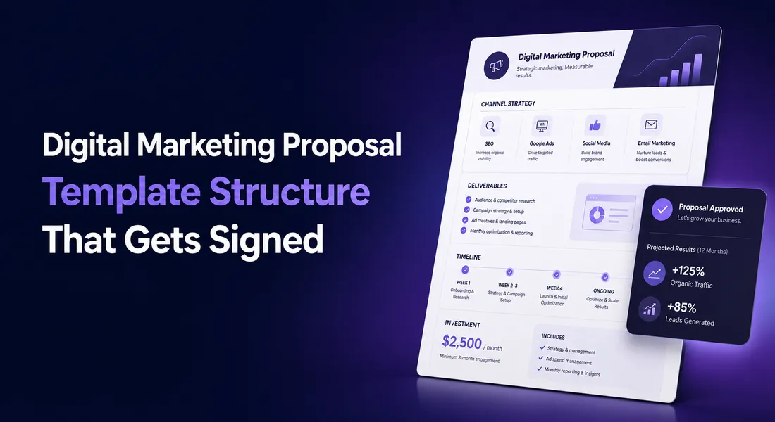 Digital Marketing Proposal: A Practical Guide With Template