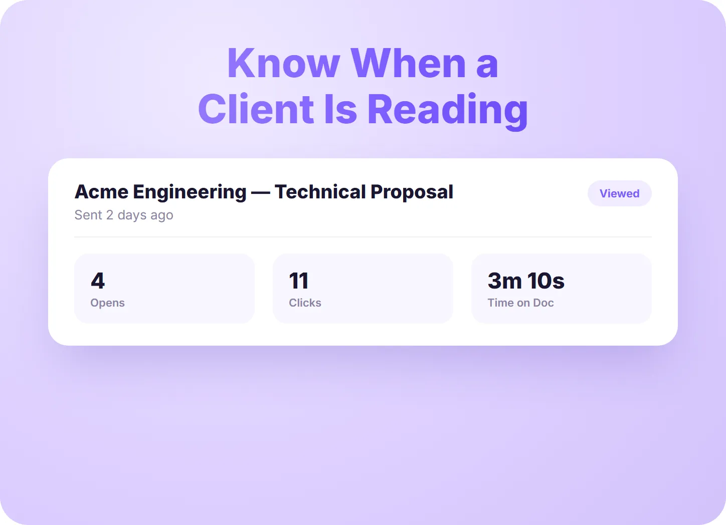 Track Client Interest After Sending