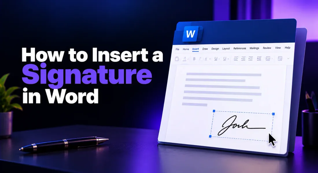 How to Insert a Signature in Word: 4 Methods, Step by Step