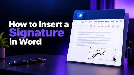 How to Insert a Signature in Word: 4 Methods, Step by Step