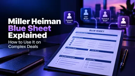 Miller Heiman Blue Sheet Explained: How to Use It on Complex Deals