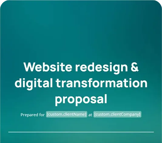 Proposals