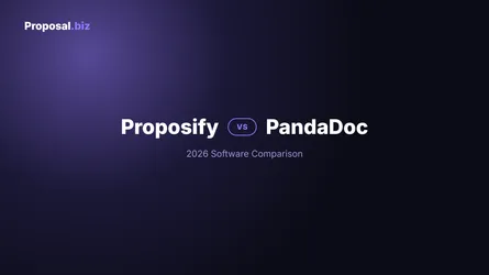 Proposify vs PandaDoc Comparison