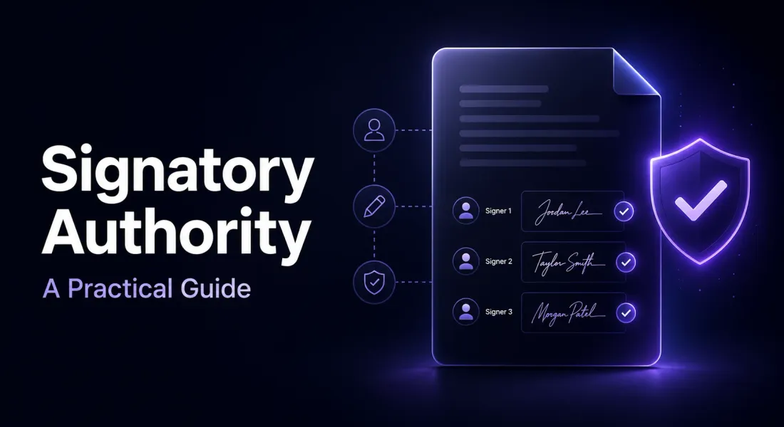 Signatory Authority: A Practical Guide