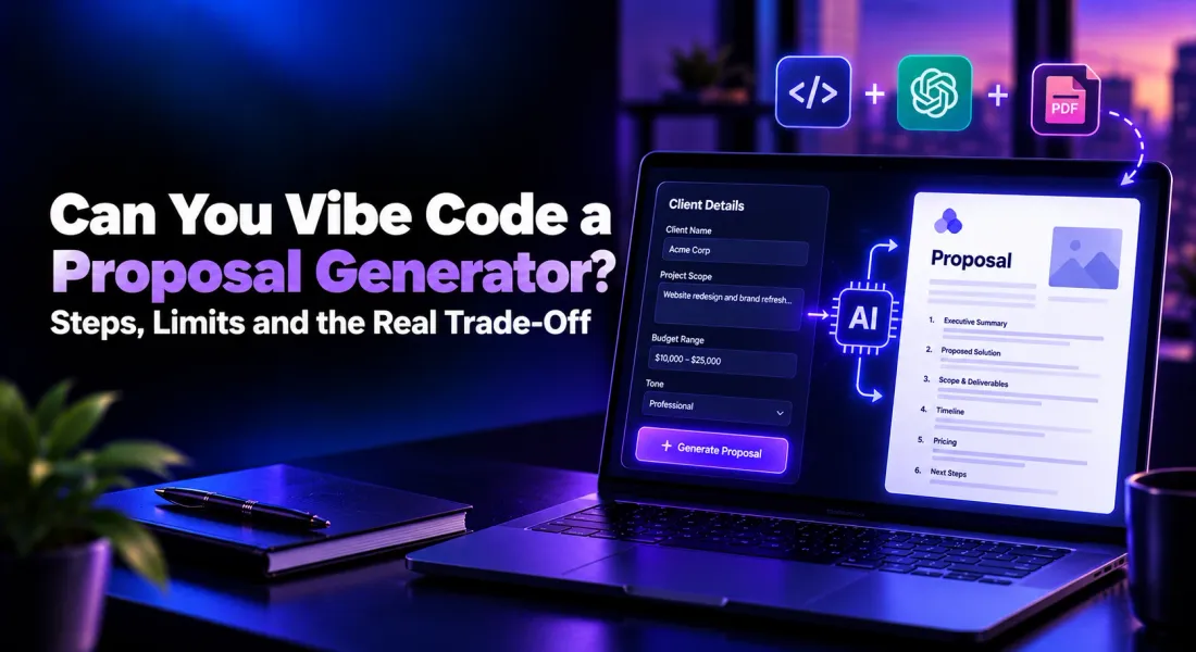 Can You Vibe Code a Proposal Generator? Steps, Limits and the Real Trade-Off