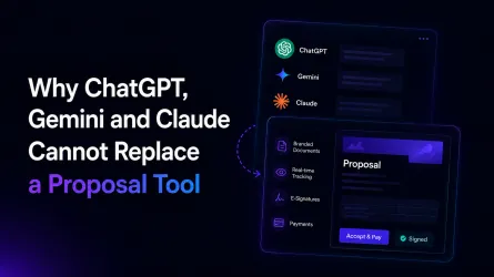 Why ChatGPT, Gemini and Claude Cannot Replace a Proposal Tool?