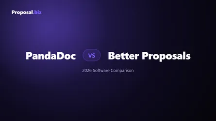 PandaDoc vs Better Proposals Comparison