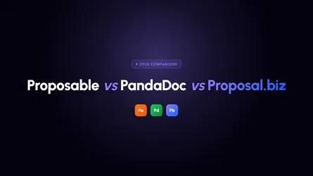 Proposable vs PandaDoc Alternative Page