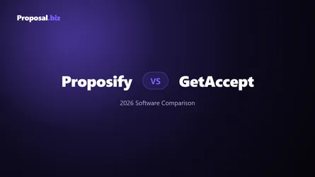 Proposify vs GetAccept Comparison