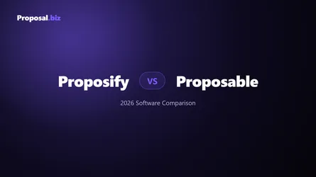 Proposify vs Proposable Comparison