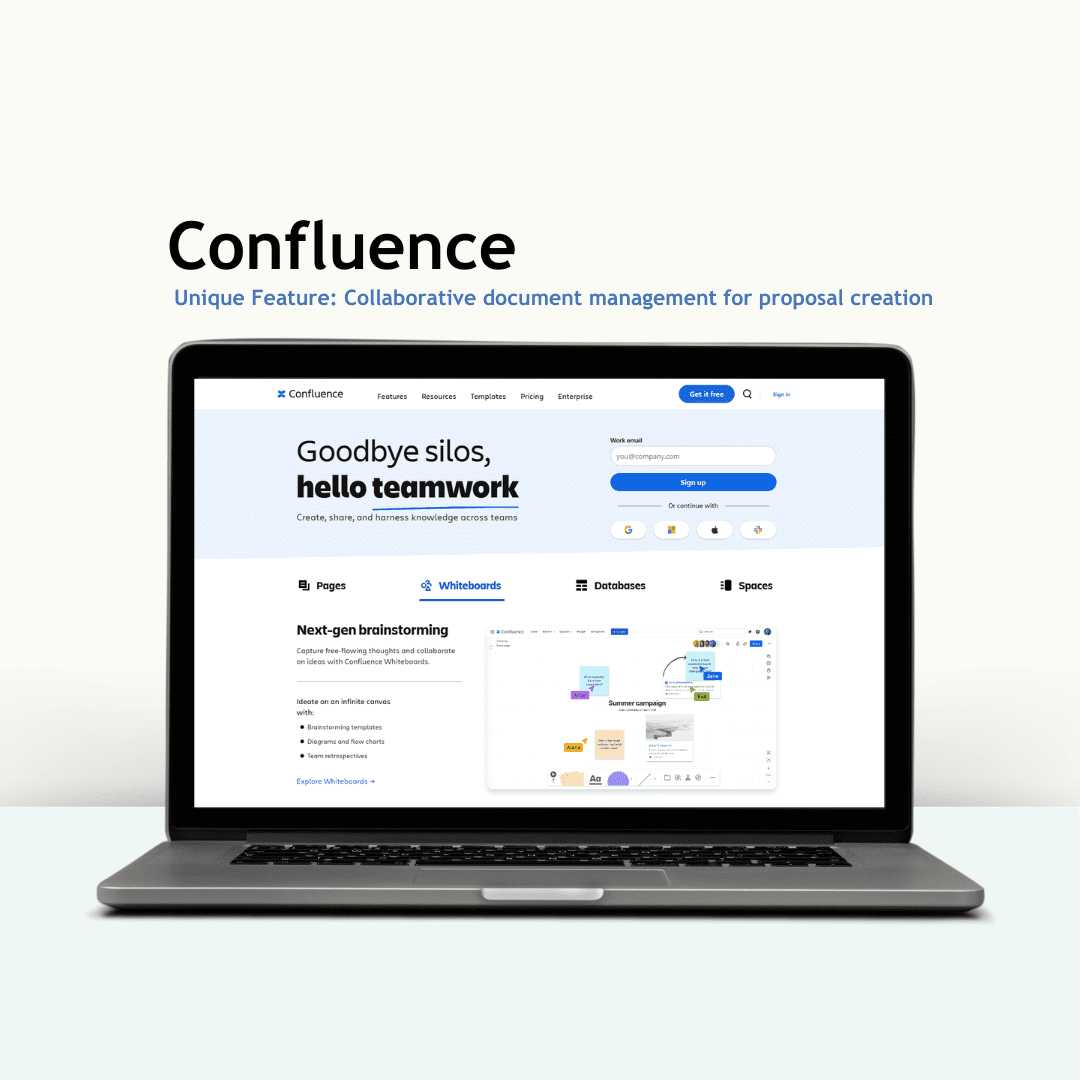 Confluence collaborative document management